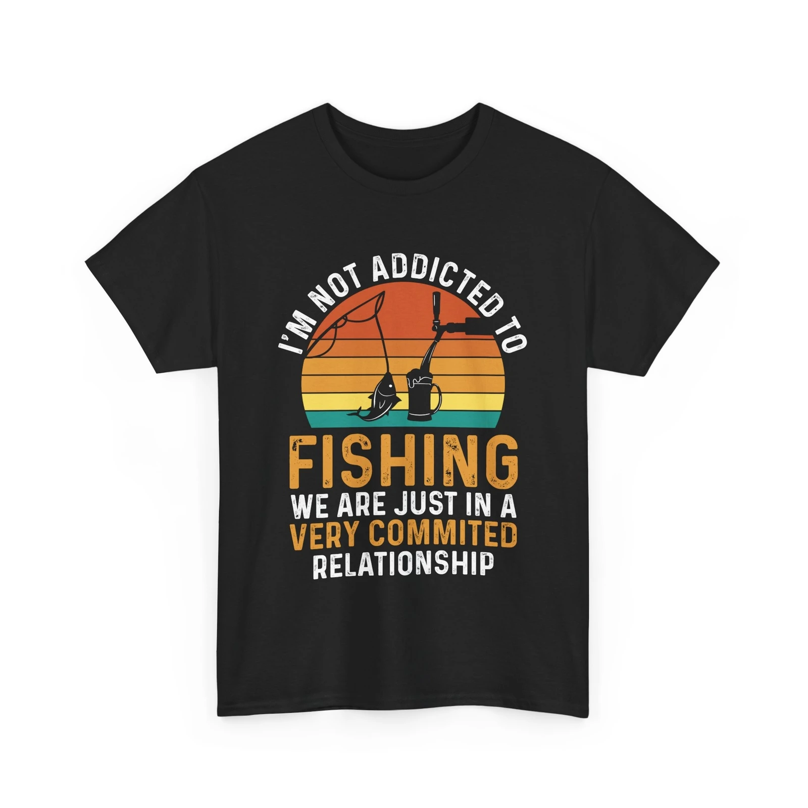 amante-da-pesca-da-carpa-do-pescador-nao-viciado-para-pescar-camiseta