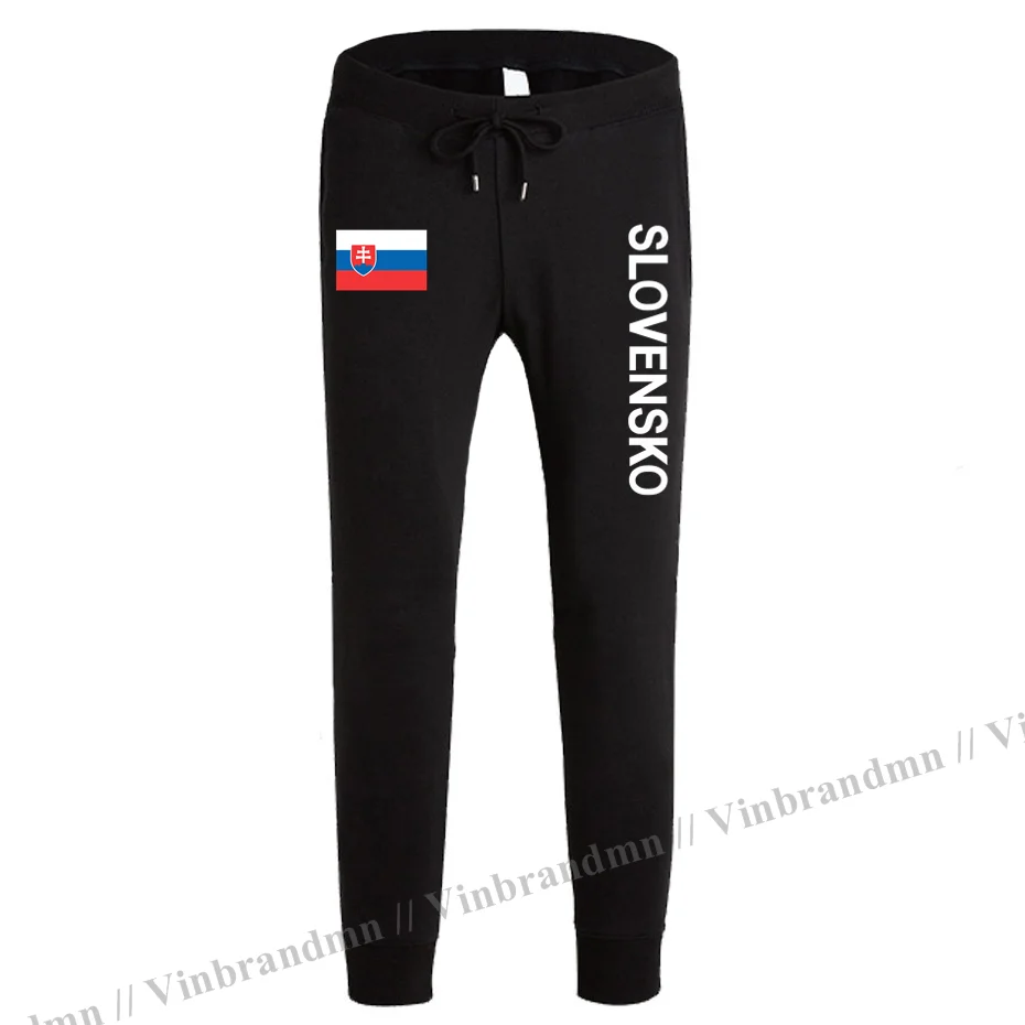 

Slovak Republic Slovakia SVK Slovensko mens pants joggers jumpsuit sweatpants track sweat fitness fleece tactical casual nation