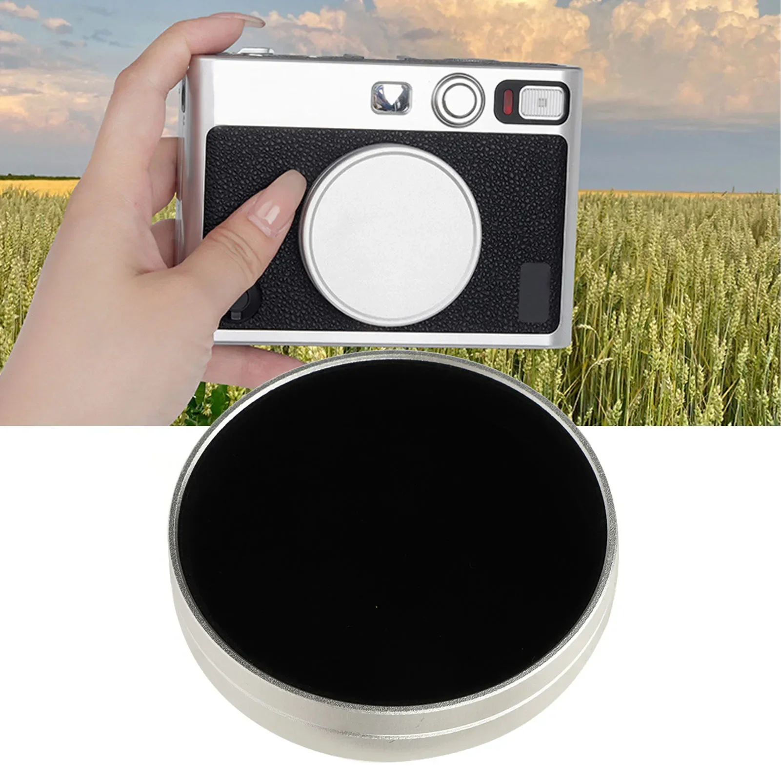 Aluminum Alloy Lens Cover Dustproof Waterproof Camera Lens Protective Cover for  Mini  Lens Cover Lens Protective Cover