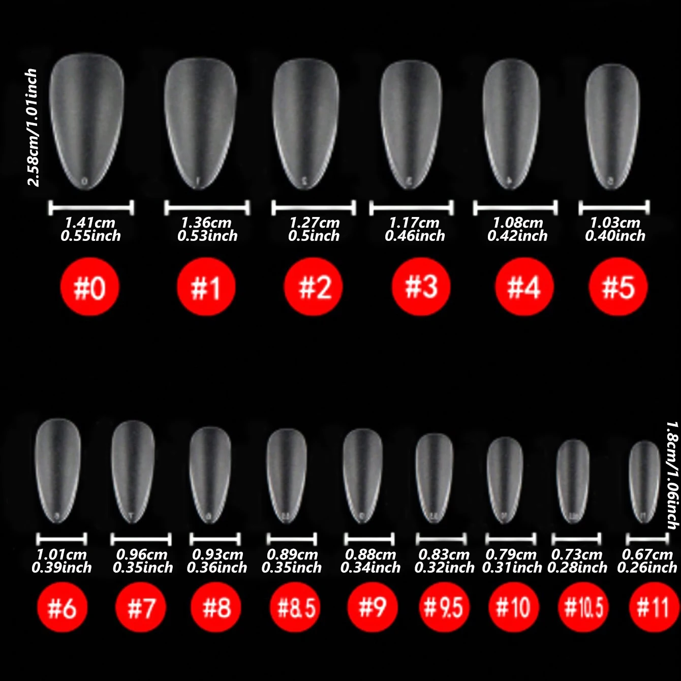 120 Stück kurze, mandelförmige, halbmattierte Kunstnägel – perfekt für Nageldesign und Nagelverlängerungen im Salon, ideal für Dates und den Alltag – Detail 6