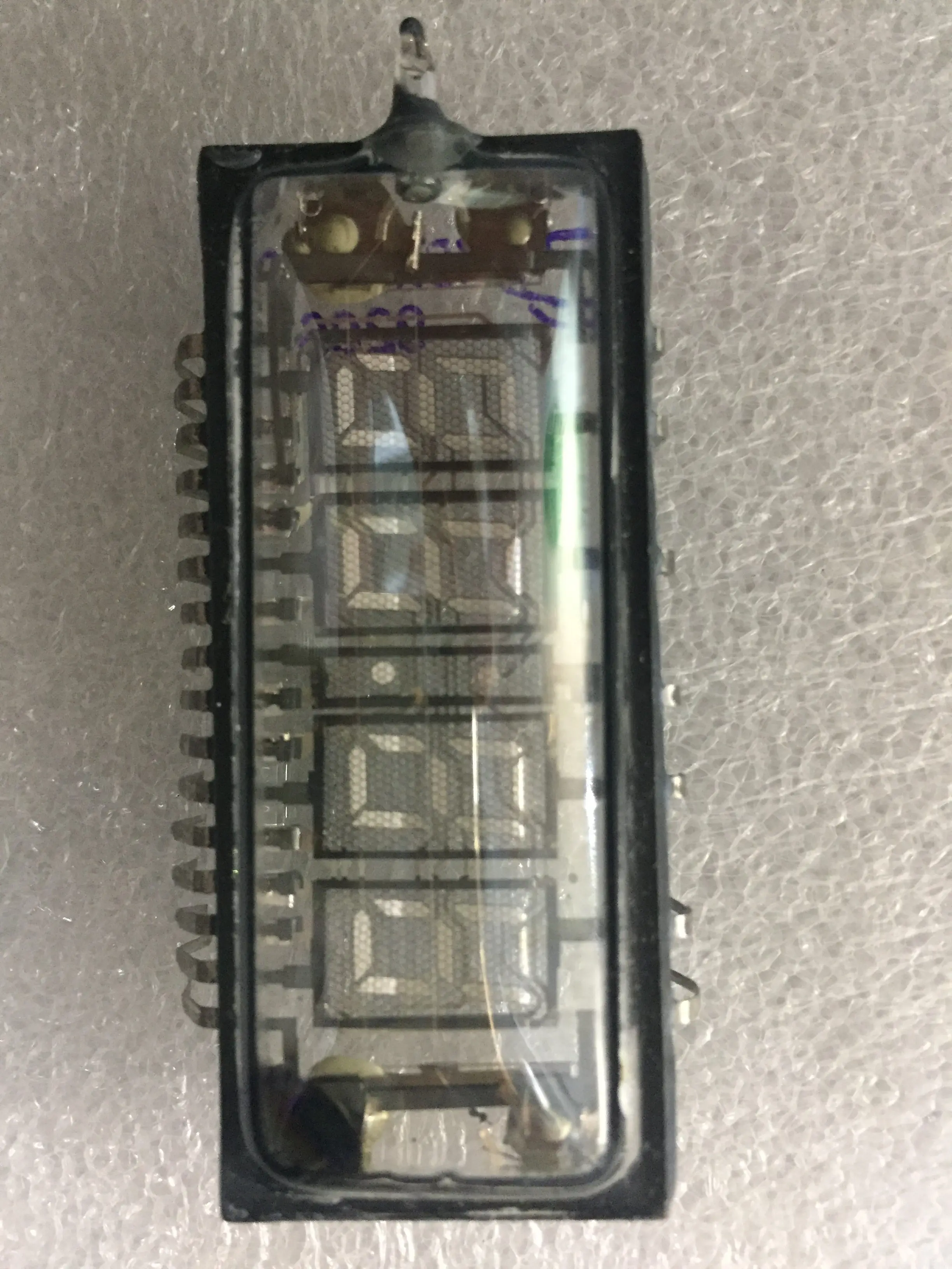 for Soviet-made IVL2-7/5 Transparent Colons Fluorescent Tube VFD Screen Clock DIY