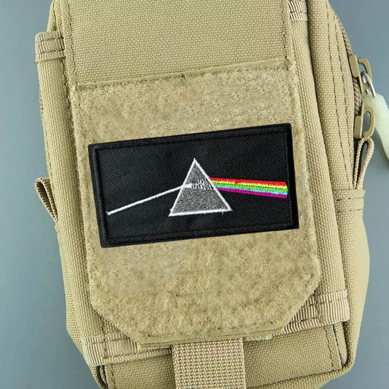 

Light Refraction Embroidered Patch Tactical and Military Morale Badge Hook and Loop Patches Backpack Stickers for Clothing