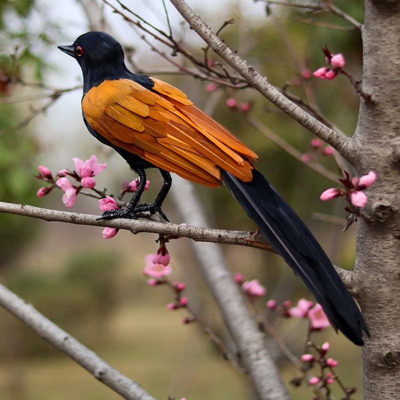 Simulation bird foam & feather crow pheasant bird about 42cm model ornaments home decoration gift y905
