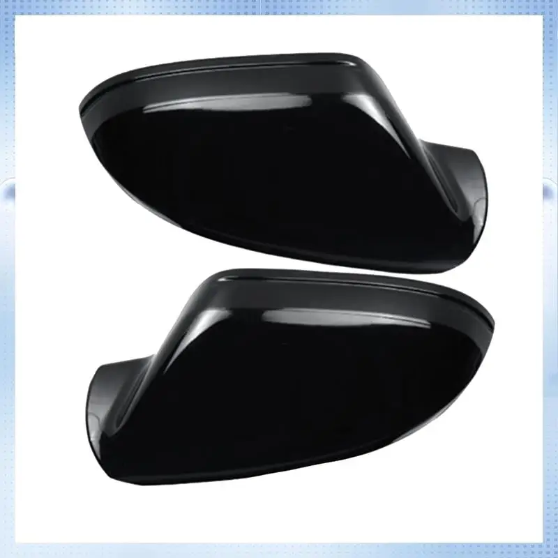 

NEW-Car Rear View Mirror Cover Side Mirror Shell Rearview Housing For A6 C7 S6 RS 2012-2018 Glossy Black
