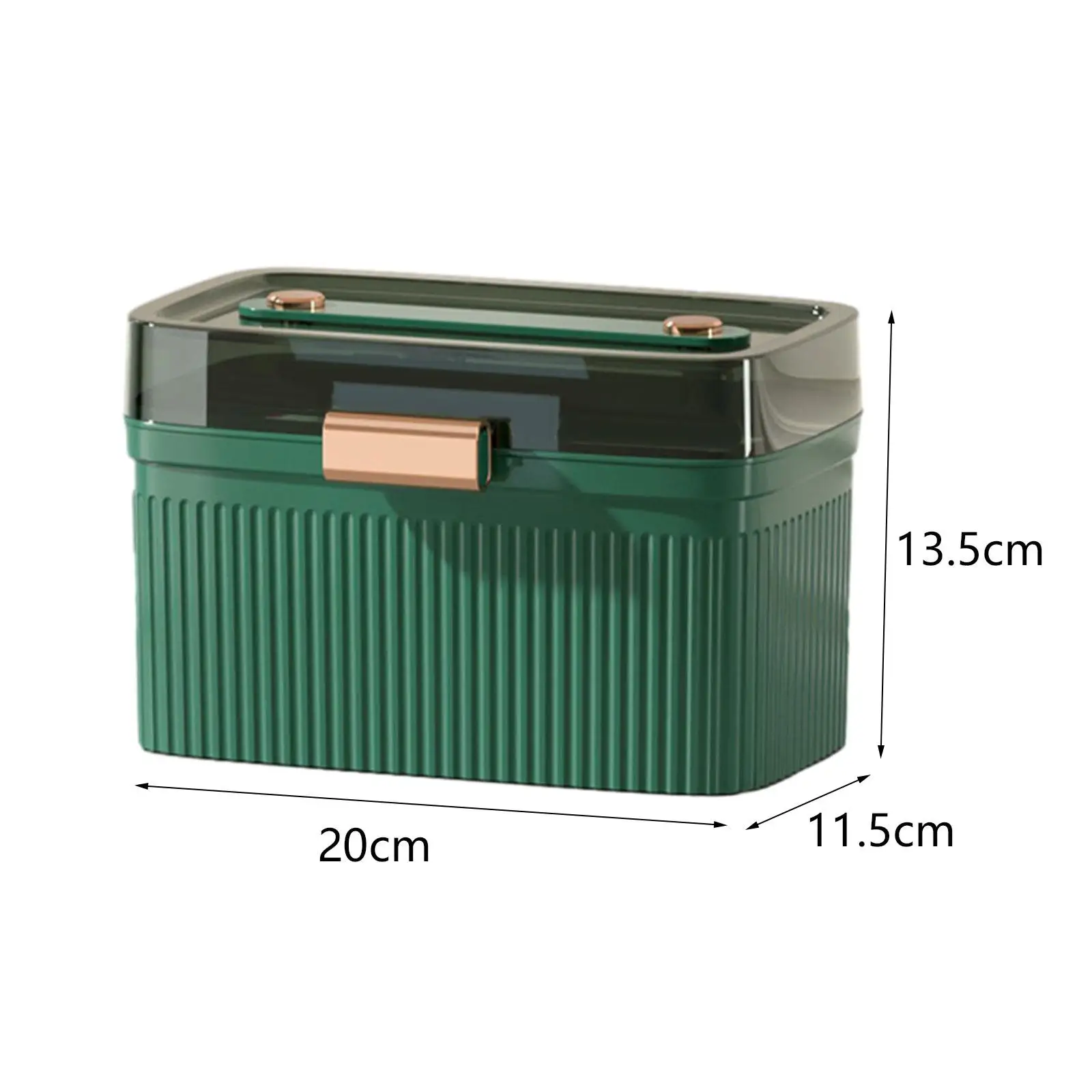 응급처치 빈 상자 보관 케이스 가정용 다목적 상자 분리형 트레이 컨테이너 사무실 캠핑 화장품용 정리함