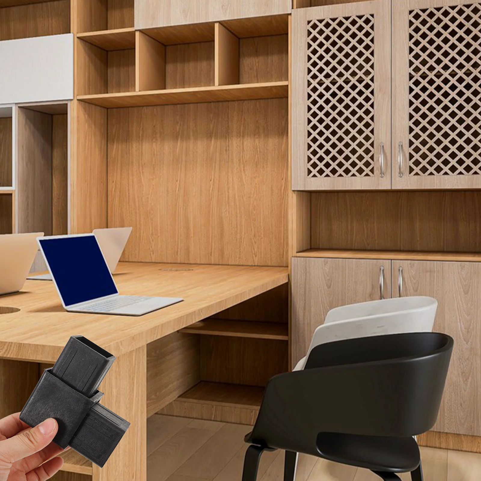 موصل دعامة زاوية وصلة أنابيب فولاذية شديدة التحمل لتركيب جدار الرف الزاوية اليمنى لتثبيت الأجهزة المشتركة في اتجاهين