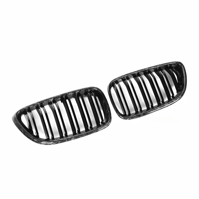 Stylish Double Slats Carbon Fiber Grille  Seri -
