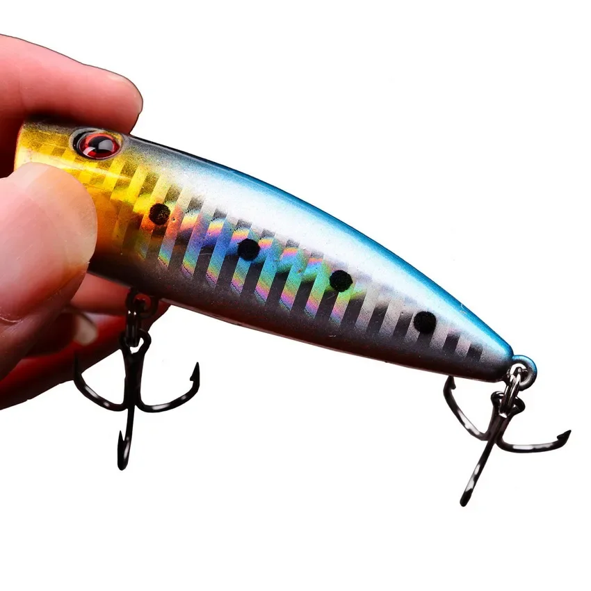 Popper Surface 3D – Señuelo topwater duradero para lubina
