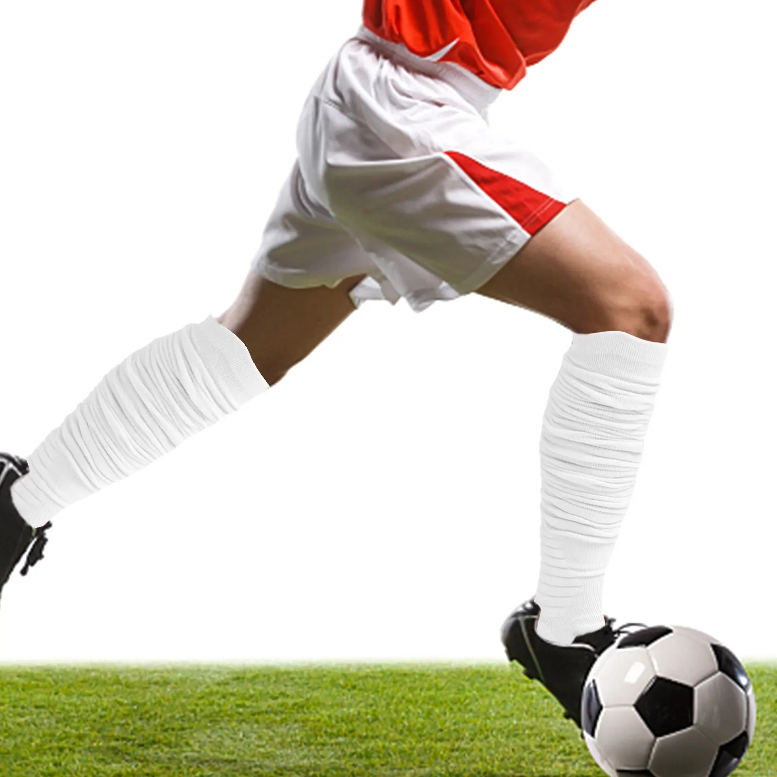 

1 Thick Cushioned High Tube Football Socks Long Sports Socks Men Youth Boys Soccer Sports Gear Breathable