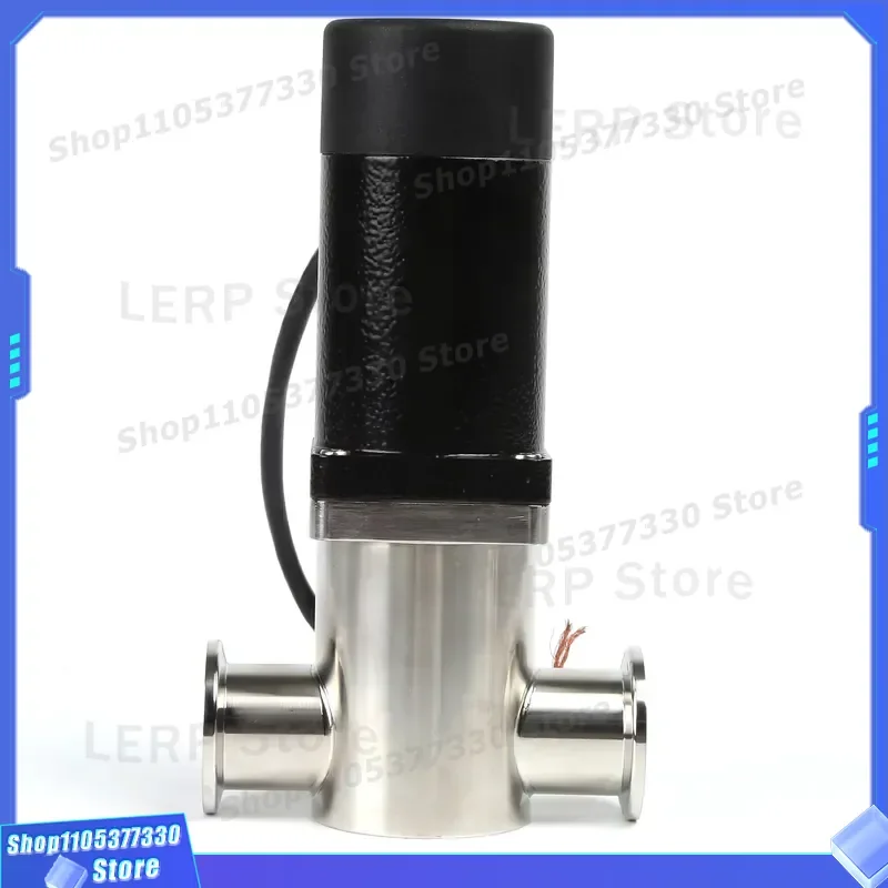 SS304 SS316L Stainless Steel KF16 25 40 50 Vacuum Solenoid Right Angle Valve Manual NW Flange OEM ODM Industrial Pipe Fitting