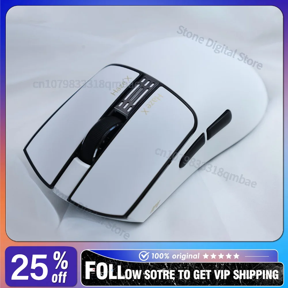 IPI HAZEX Wireless Three Mode Gaming Mouse for Small and Medium-sized Hands PAW3395 Lightweight Design Wireless E-sports Mouse