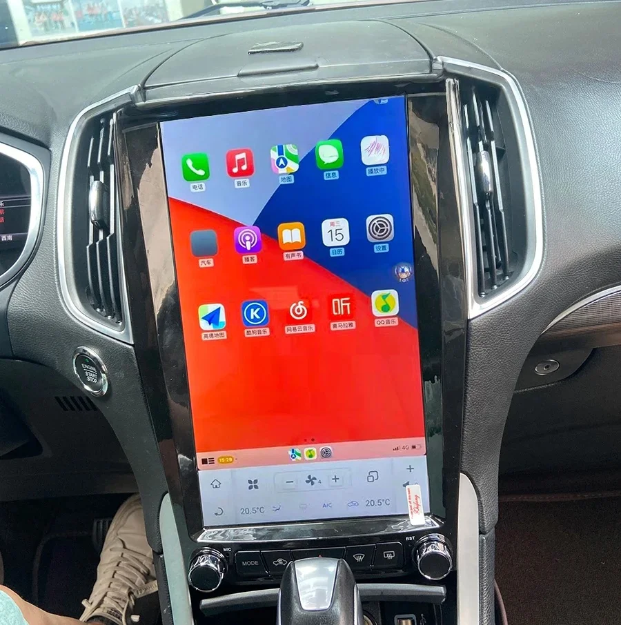 13.6inch Android Screen GPS Navigation Carplay Autoradio For Ford Edge 2015 2016 2017-2019 Stereo Car Multimedia Video Player