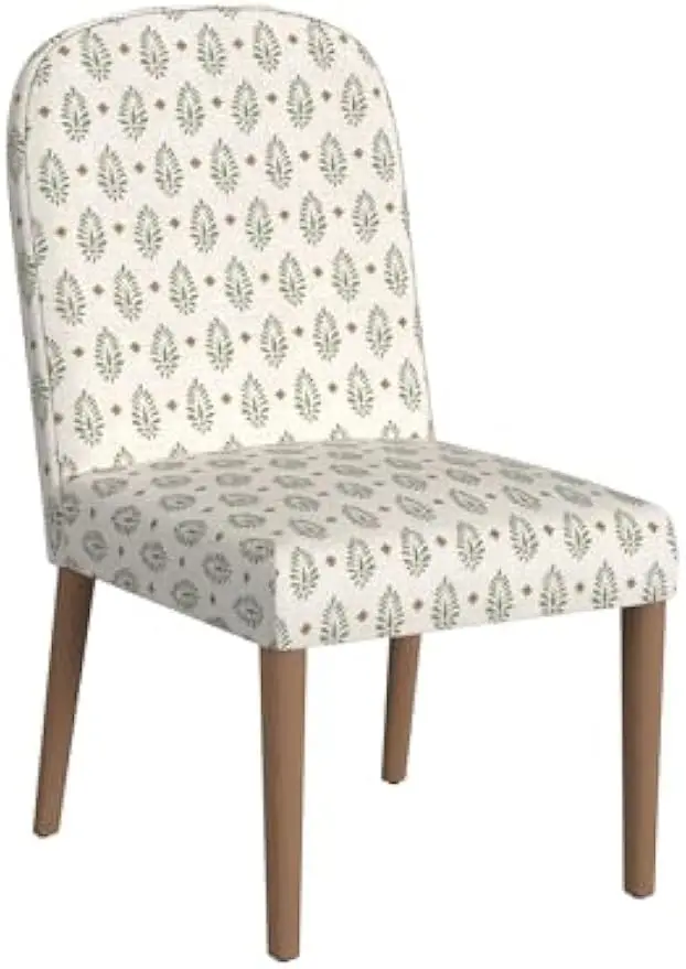 Classic Parsons Dining Chair, Sage Paisley Medallion (Single Pack)