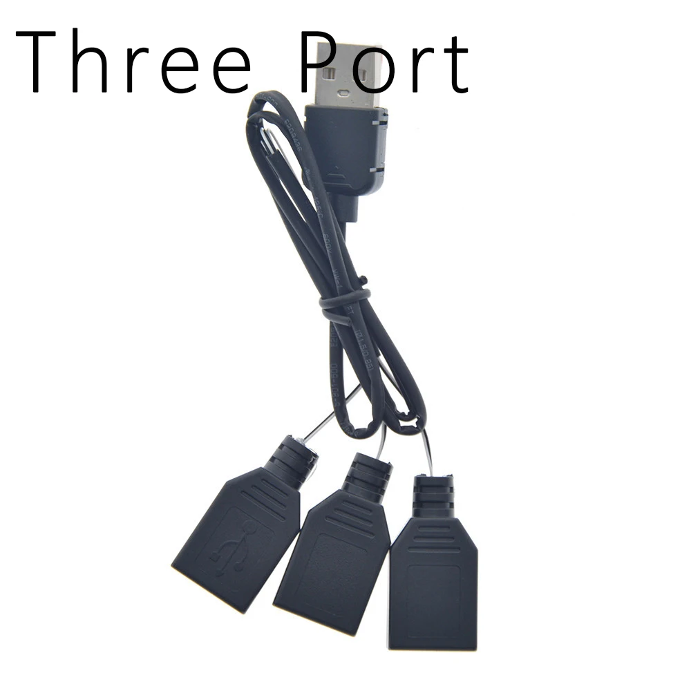 High Quality Light Accessories Black One to Seven USB Port for Led Light Kit