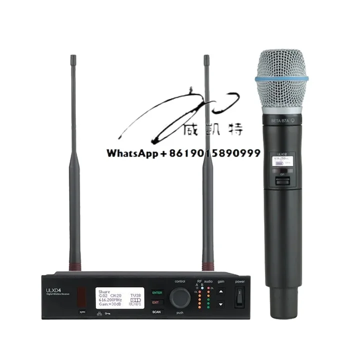 

ULXD4/ULXD24 BET 87Awireless mic headset lapel outdoor performance sound system professional condenser microphone system