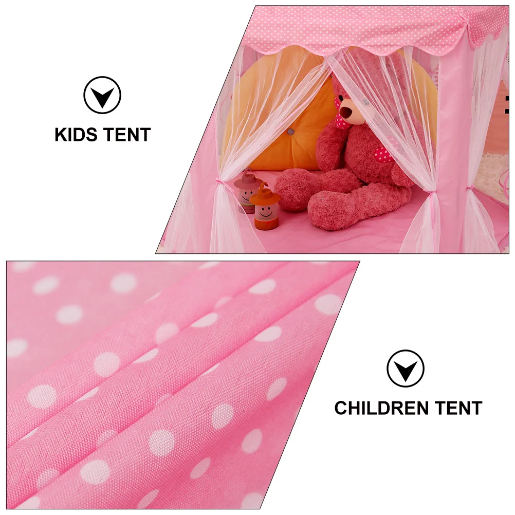 1Pc Children Boys Girls Playing Tent Interesting Children Game Tent House (Pink) Kids Tent Kids Game House