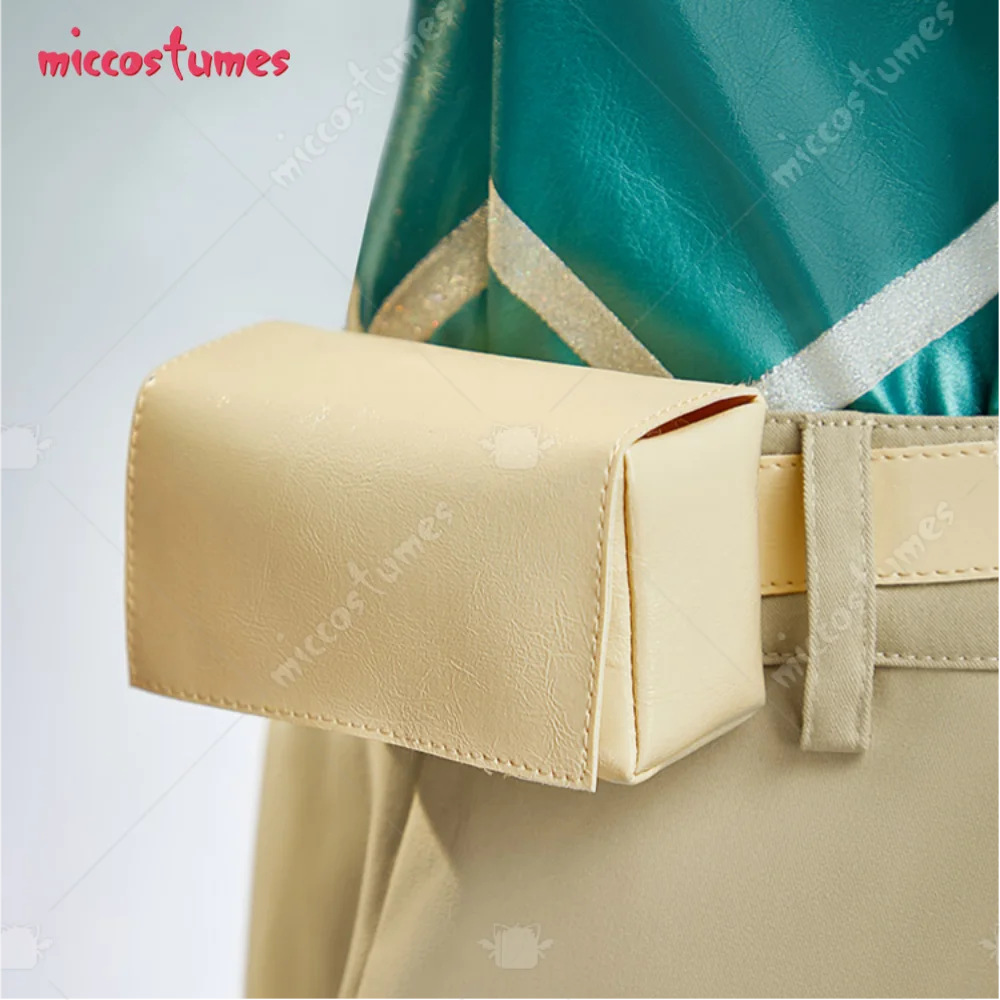 【Ready for Ship】 HAIKYUU Animated Ver JJBA Green Cosplay Costume for Halloween Top and Pants with Gloves and Hat view 5