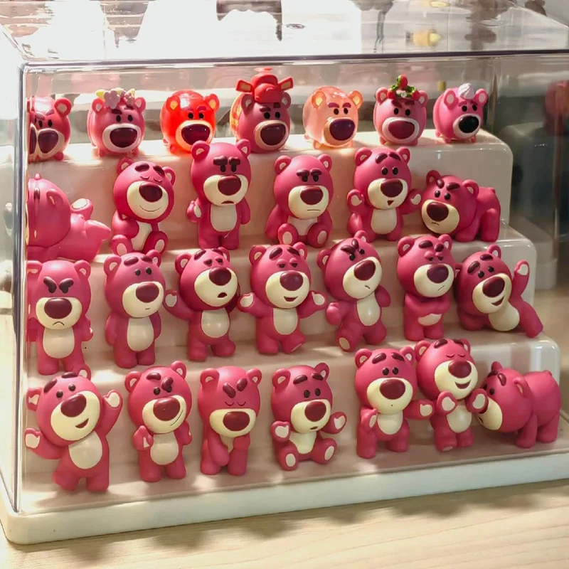 

Аутентичный 52 игрушки клубничный медведь минимальная серия слепая коробка милый модный игровой орнамент ручной работы коллекция ценность подарочная игрушка кукла