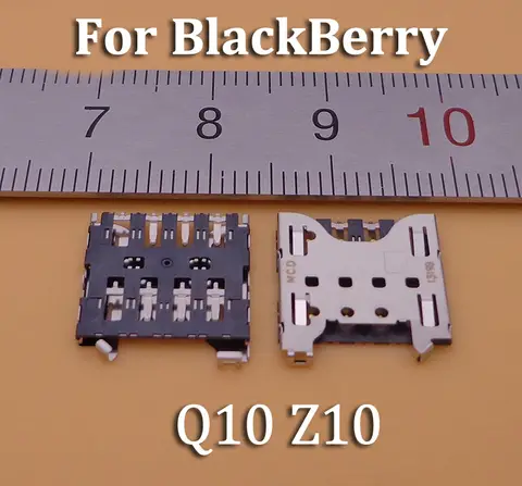 블랙베리 Q10 Z10 SIM 카드 리더 트레이 카드홀더 슬롯 수리 부품, 2-10 개