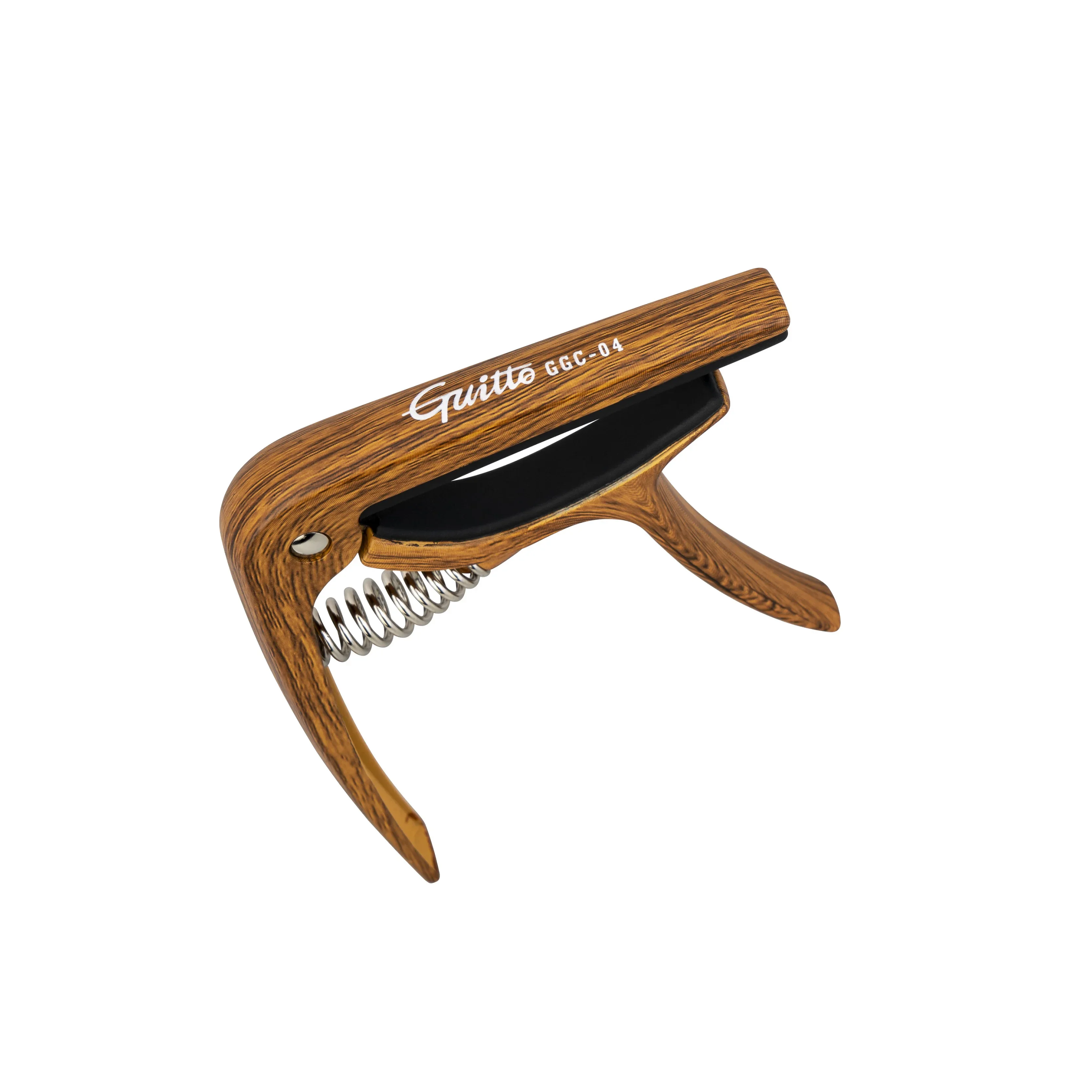 GUITTO GGC-04 Gitarren-Capo für akustische klassische E-Gitarre, universelles Zubehörteil, multifunktionale Stimmklemme aus Zinklegierung – Detail 2