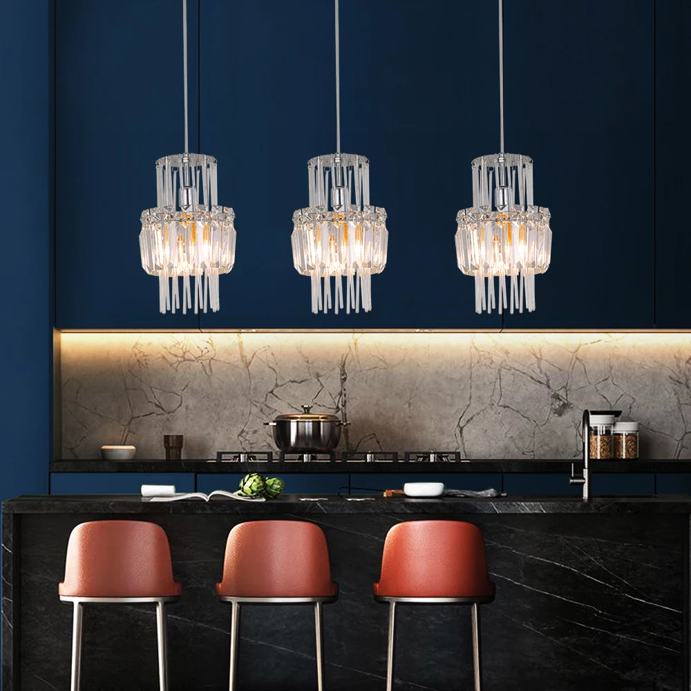 الحديثة الكريستال مصباح السقف الزجاج قلادة ضوء غرفة المعيشة الطعام الشمال الثريا المنزل فندق ديكور الإنارة مشرق تركيبات #4