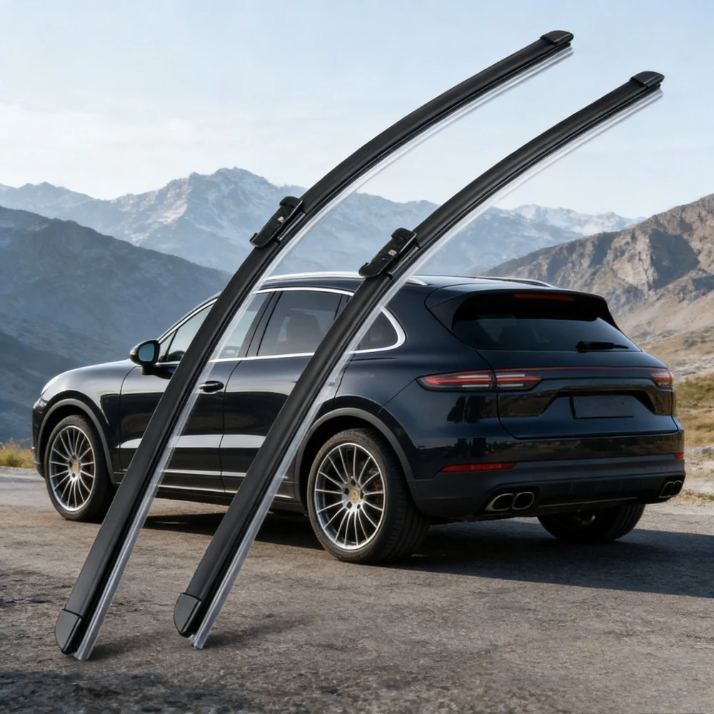 

Для Cayenne2018-2019 Щетки стеклоочистителя 26-22 - Стиль бокового штифта - Автоматические дворники для очистки переднего окна