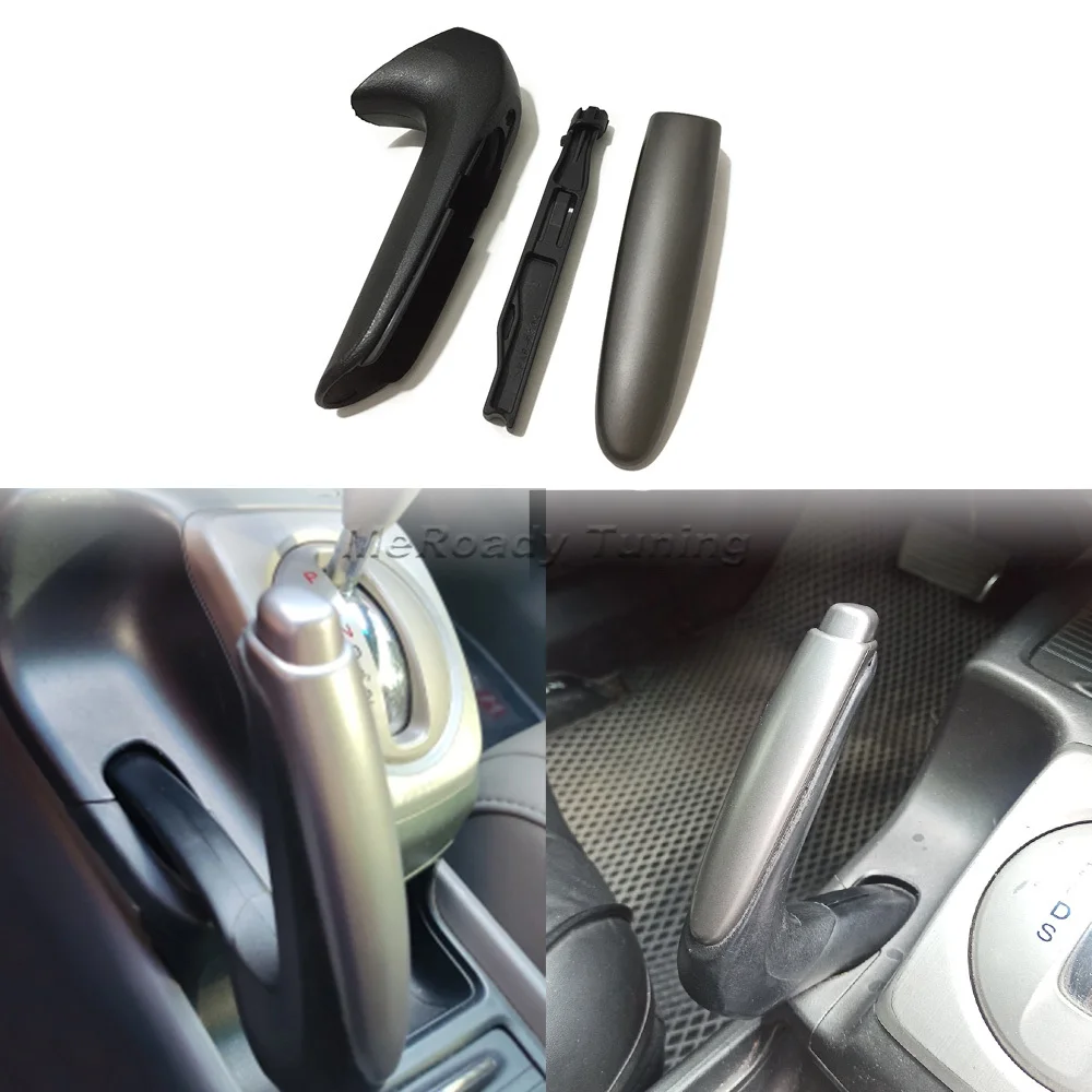 Car Handle Grip Trim Cover Hand Brake Parking Handbrake Sleeve Protector for Honda Civic MK8 2006-2011 Interior Accessories