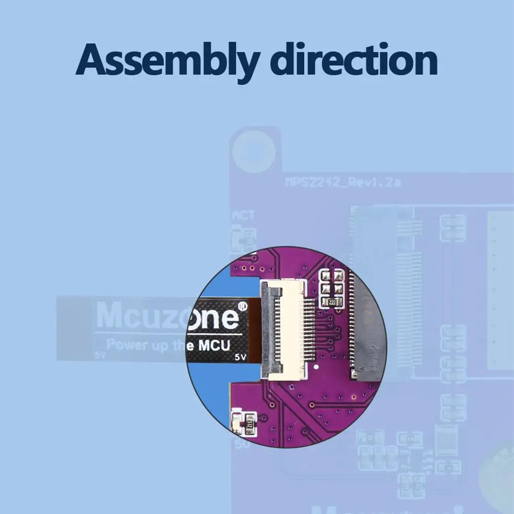 

16pin 0.5mm Pitch Fpc Cable For Raspberry Pi 5, With Shielding And Pcie Differential Pair Impedance Control Y4o0