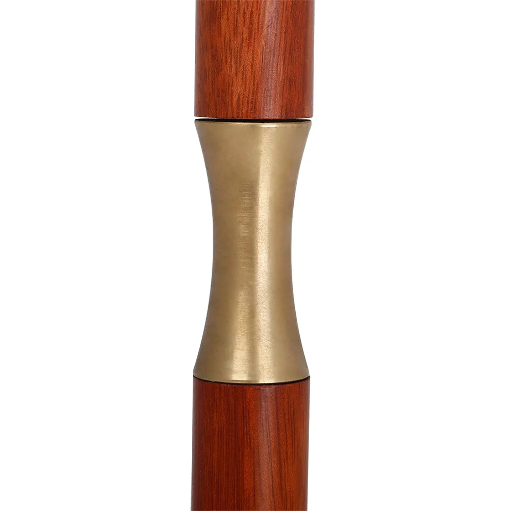 

Вращающийся на 360 градусов пресс-ролик для музыкальных инструментов с ручкой из красного дерева, инструмент для ремонта вмятин для саксофона, трубы, тромбона, листового металла