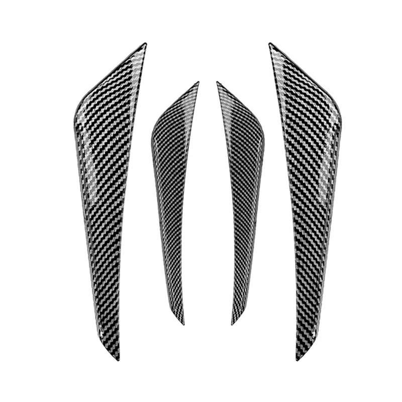 Parachoques delantero de coche, alerón divisor lateral exterior, embellecedor Canard para BMW 1 Series F20 F21 M Sport 2015-2019, fibra de carbono-T61C