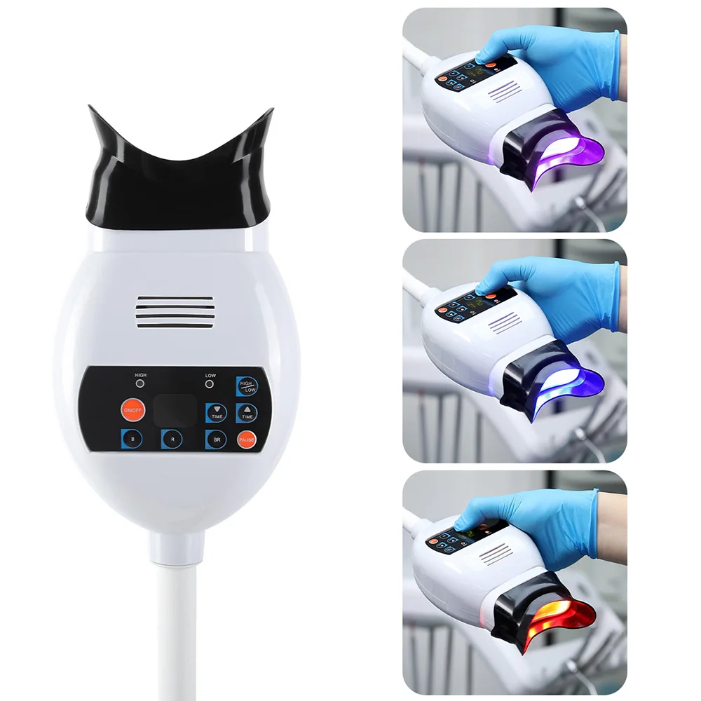 AZDENT Dental Kaltlicht Lampe 3 Farbe Schreibtisch Zahnaufhellung Maschine Bleichen Beschleuniger Gerät LED Licht Zahnmedizin Ausrüstung – Detail 2