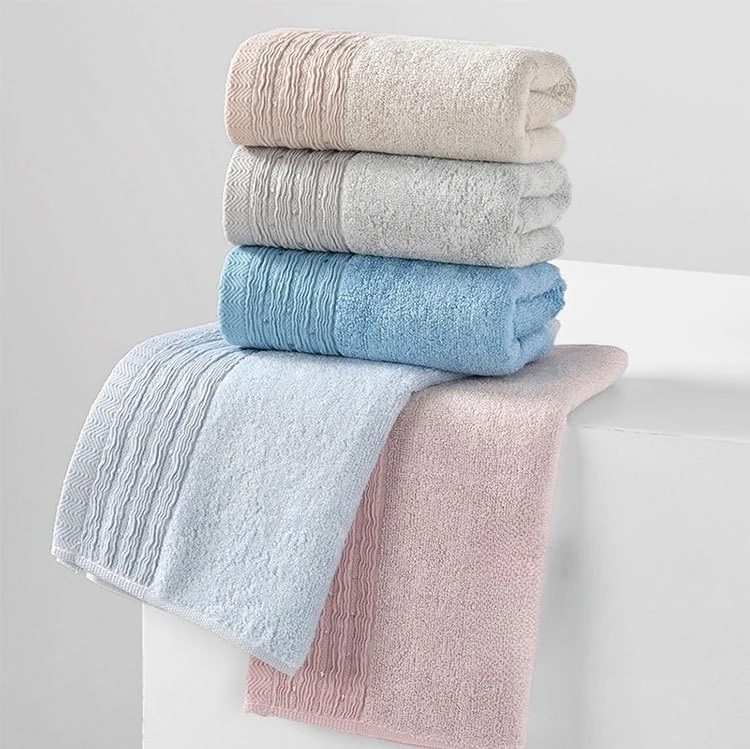 Bamboo Fiber Facial Towel – Soft, Highly Absorbent, Lint-Resistant, Skin-Friendly, Solid-Color, Thickened Towel for Home Use.