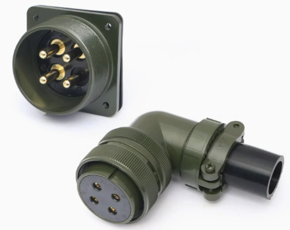 

Водонепроницаемая авиационная розетка военного стандарта 5015, 4-ядерная MS3108A32-17S MS3102A32-17P