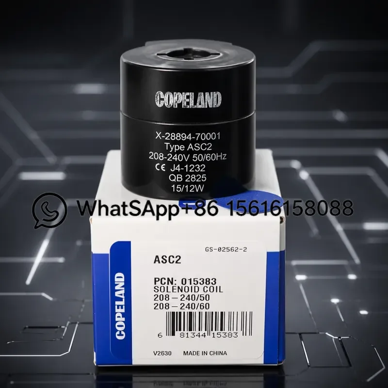 Original Copeland Solenoid Valve Coil ASC2 X-28894-70001 208-240V Replacement for Refrigeration Air Conditioning Compressor