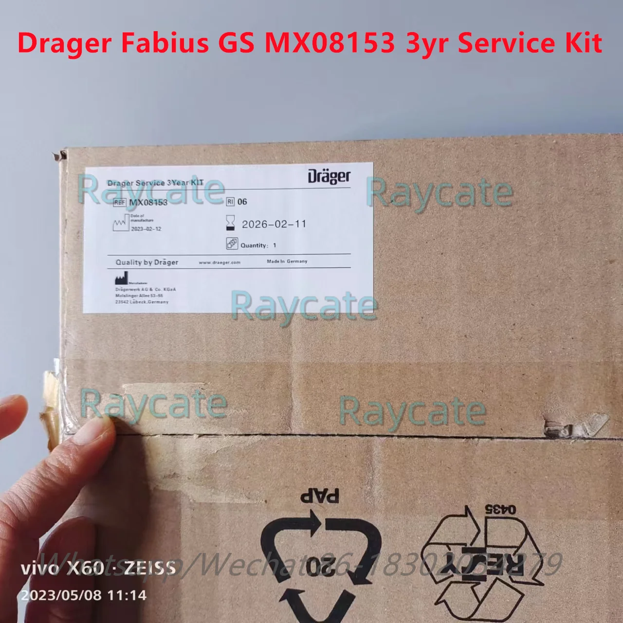 MX08153 Mx08152 Annual 3 Years  Service KIT For Drager Tiro Fabius Primus Anesthesia Machine MX08241 MX08832 MX08468 MX08284