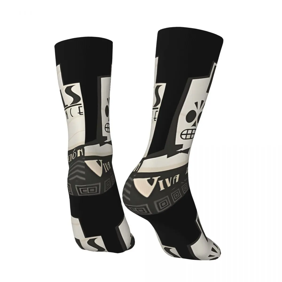 Hip Hop Retro Revolution Crazy Men's compression Socks Unisex Grim Fandango Game Street Style Pattern Printed Funny Novelty