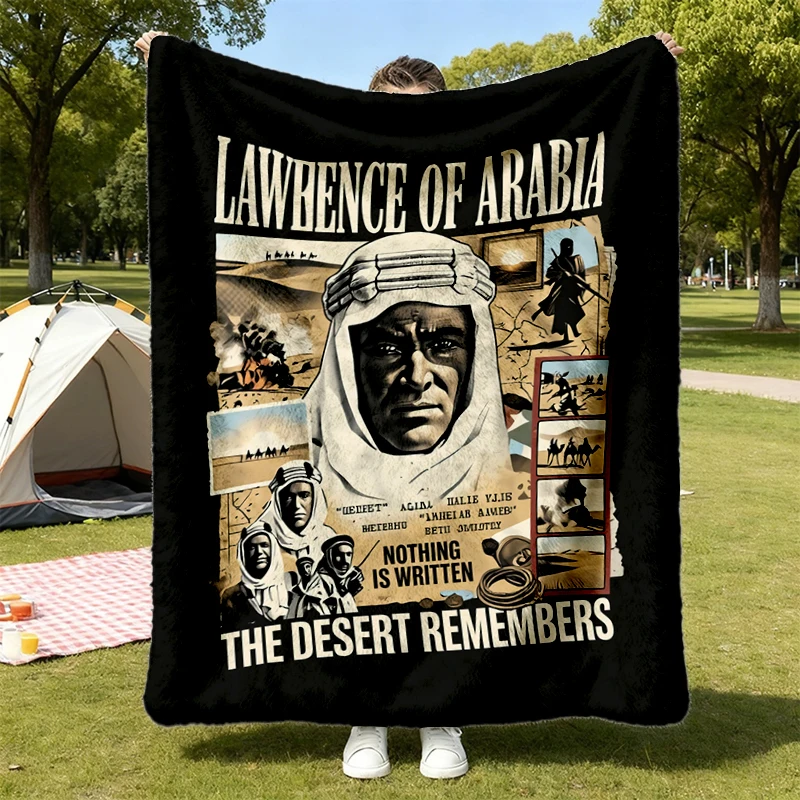 Lawrence of Arabia Comfy Blanket, Peter O'Toole Desert Epic Flannel Blanket