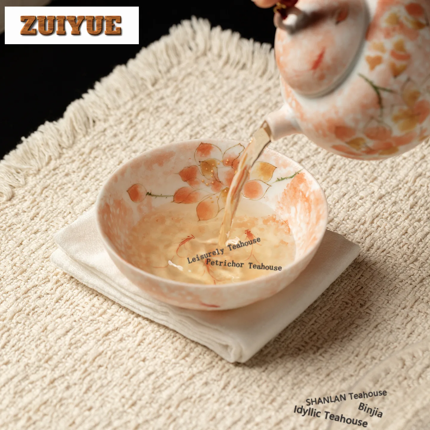 

Чайная чашка 90 мл с ручной росписью «Магнолия», традиционная чайная чаша, набор чайных чашек, персональная чашка для дегустации чая, чашки мастера Цзяньцзянь, украшения для чаепития