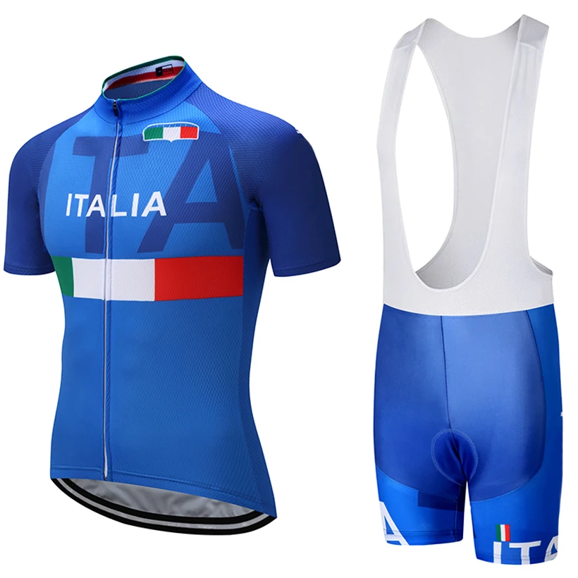 

Italy Cycling Jersey Set Bike Short Pant Sportswear MTB Pro Men Road Ciclismo Summer Top Maillot Bottoms Suit Motorcycle Jacket