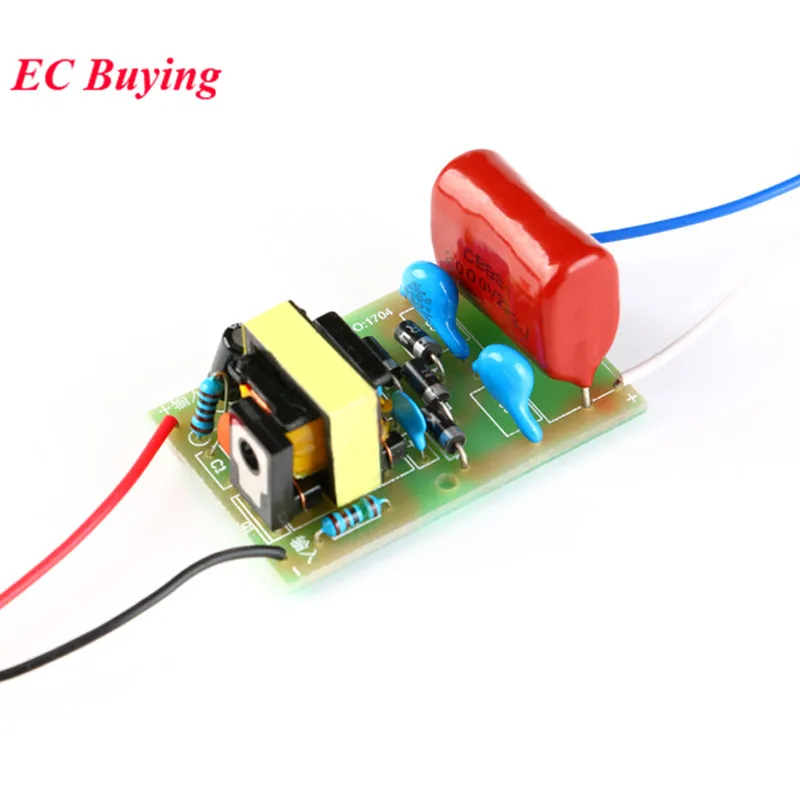 5 Stück/1 Stück DC 3,7 V bis 1800 V Booster Step-Up-Modul Arc Pulse DC-Motor mit Hochspannungskondensatoren 3,7 bis 5 V 9 V Netzteilplatine – Detail 2