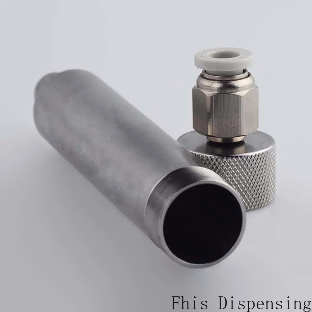 10cc 10ml Corrosion Resistant Stainless Steel Cones Metal Dispensing Syringe