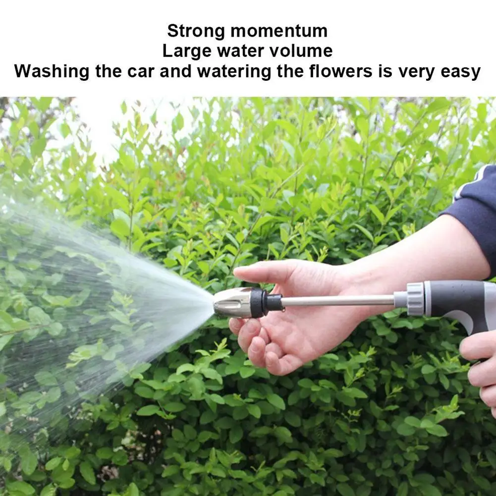 High-Pressure Car Wash Water Gun Boosting Nozzle Washing Garden Watering Hose Nozzle Sprinkler Cleaning Tool Auto Washer Guns