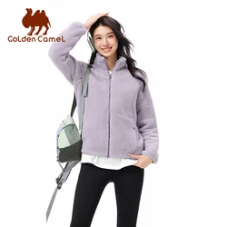 GOLDEN CAMEL Women Fleece Jackets Sweatshirts Winter Coats Camping Hiking Jacket Outdoor Windproof Thermal Warm Female Clothes