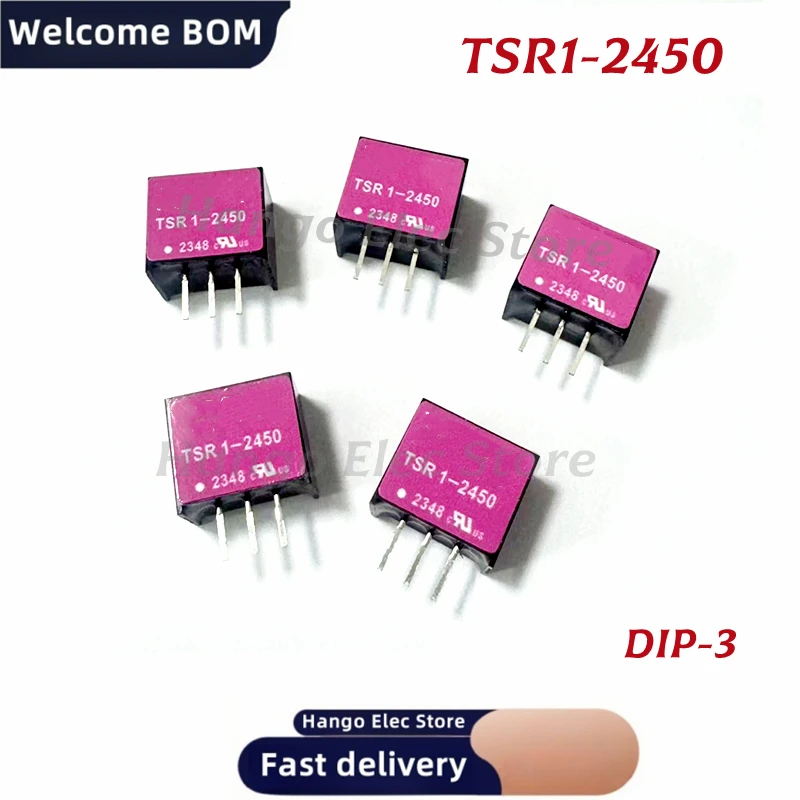 1-10PCS/Lot  TSR1-2450 Non-Isolated DC/DC Converter 6.5-36Vin 5Vout 1A/SMT power module  TSR 1-2450