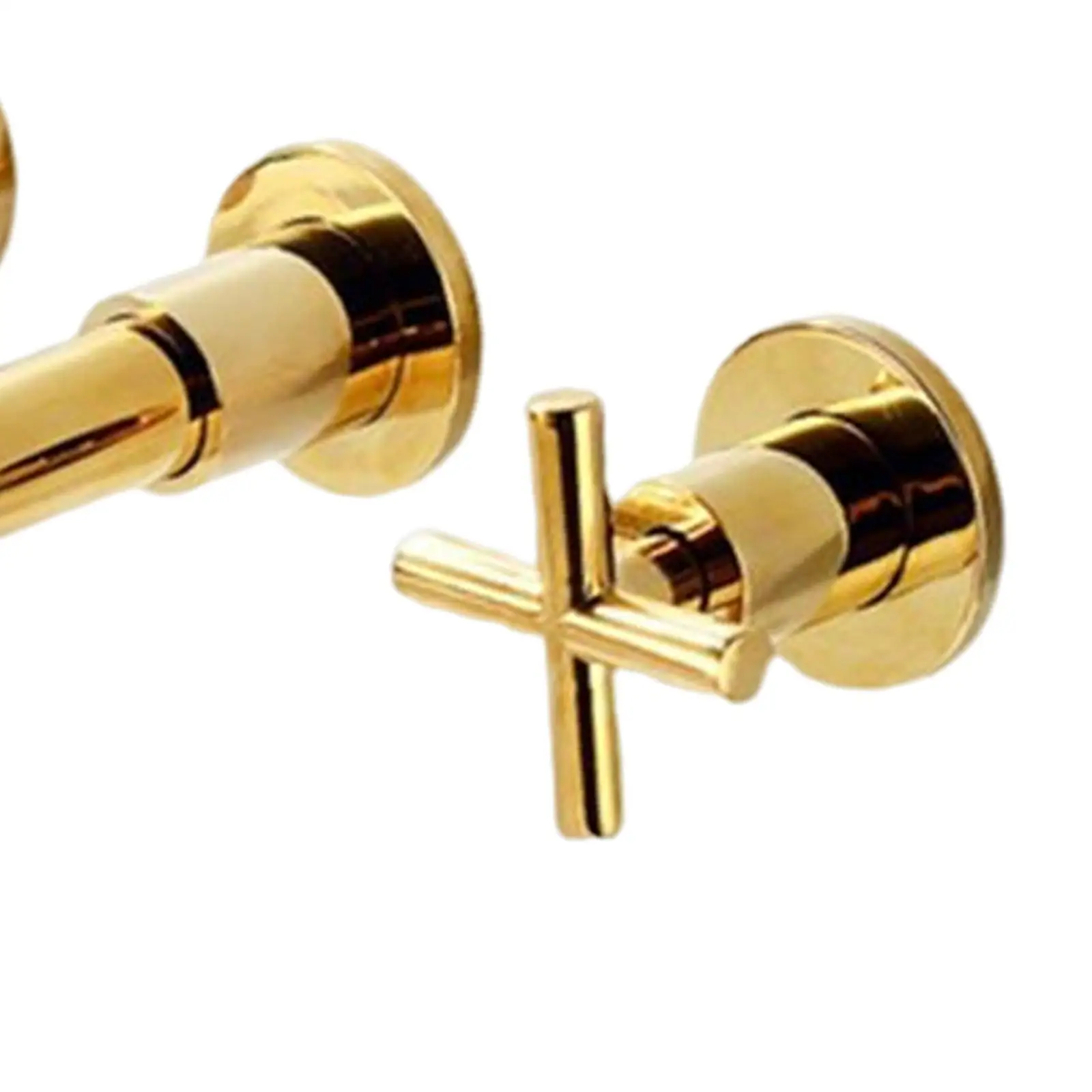 Grifo de fregadero montado en la pared, bañera, grifo frío y caliente, grifo de lavabo de baño