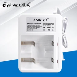 PALO 1.2V LED Indicator Display Intelligent Smart Battery Charger For 1.2v Ni-MH Ni-CD AA AAA C D Size Rechargeable Batteries