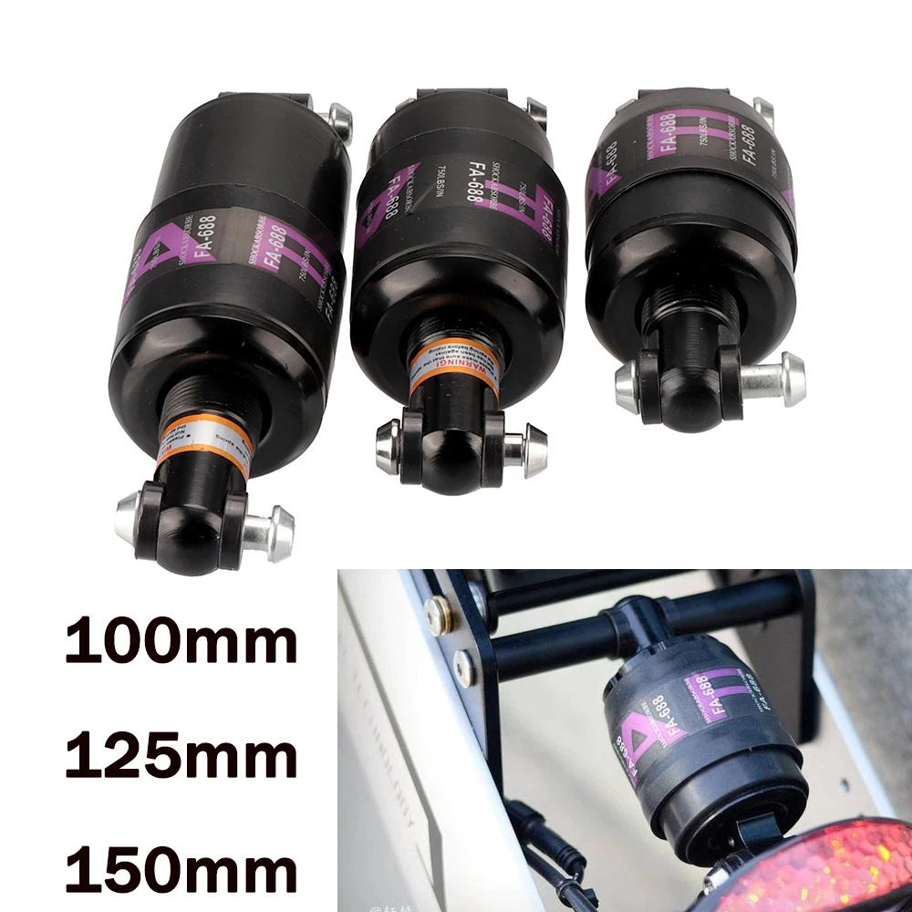 

rowerować pneumatyczne amortyzatory 100mm/125mm/150mm rower składany sprężyna MTB zawieszenie roweru tylny amortyzator