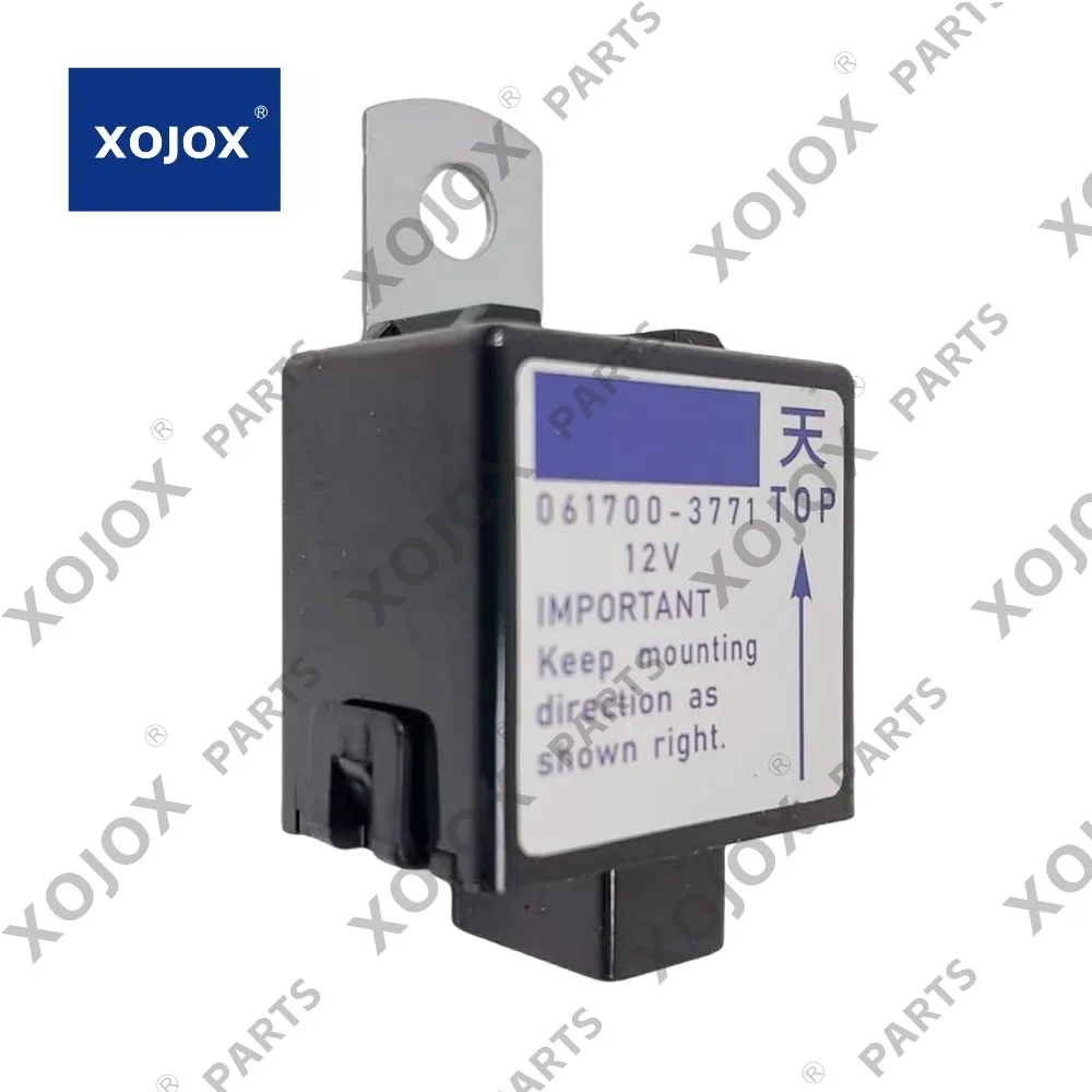 

XOJOX 6670872 061700-3771 0617003771 Relay Stop Solenoid Fits for Bobcat Skid Steer Loader Excavator B300 BL370 BL470 BL570 BL57