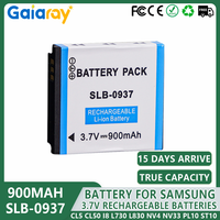 1-5PCS 900mah SLB-0937 SLB0937 Battery For Samsung SLB-0937 and Samsung CL5 CL50 i8 L730 L830 NV4 NV33 PL10 ST10