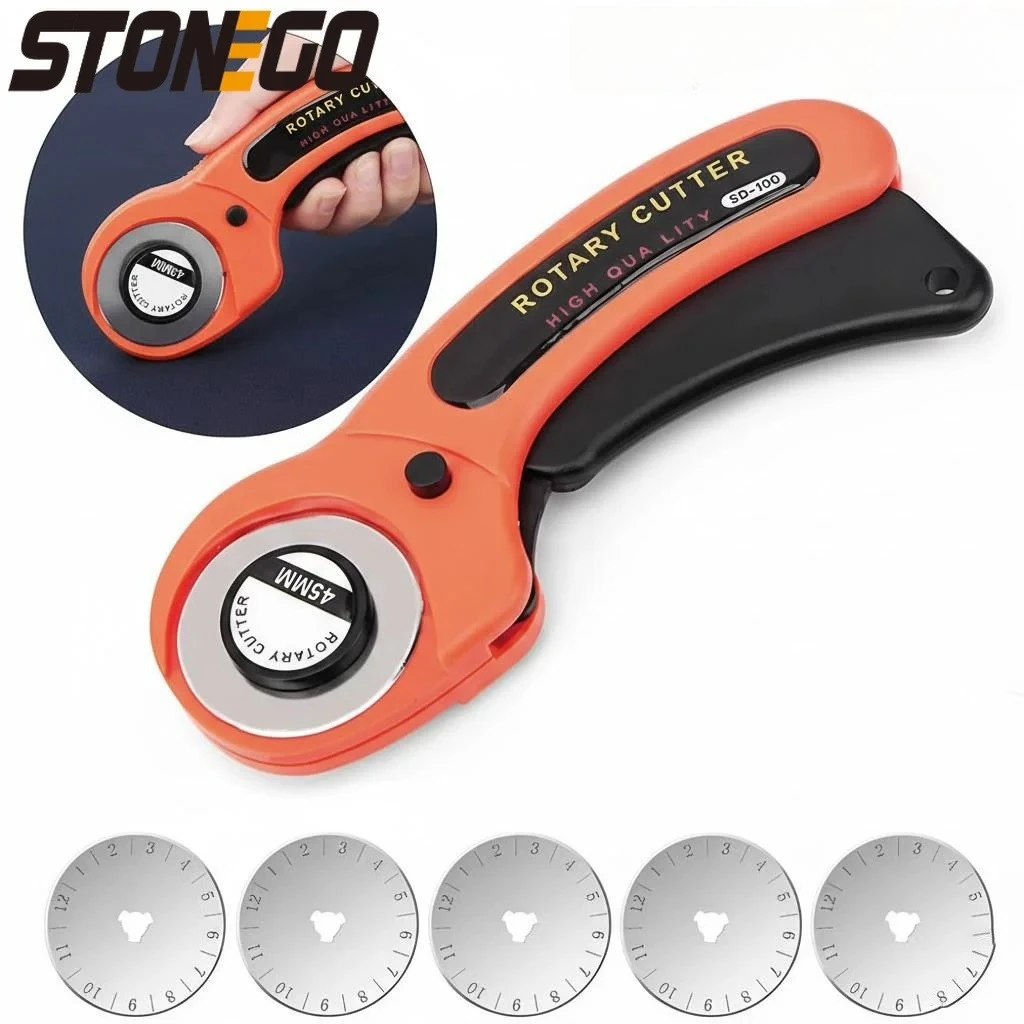 

Роторный режущий круг, нож для ткани, кожи, ручной резак для ткани, круглый инструмент, стегание, ремесло